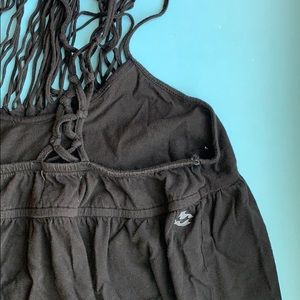Billabong Black Fringe Tank Top